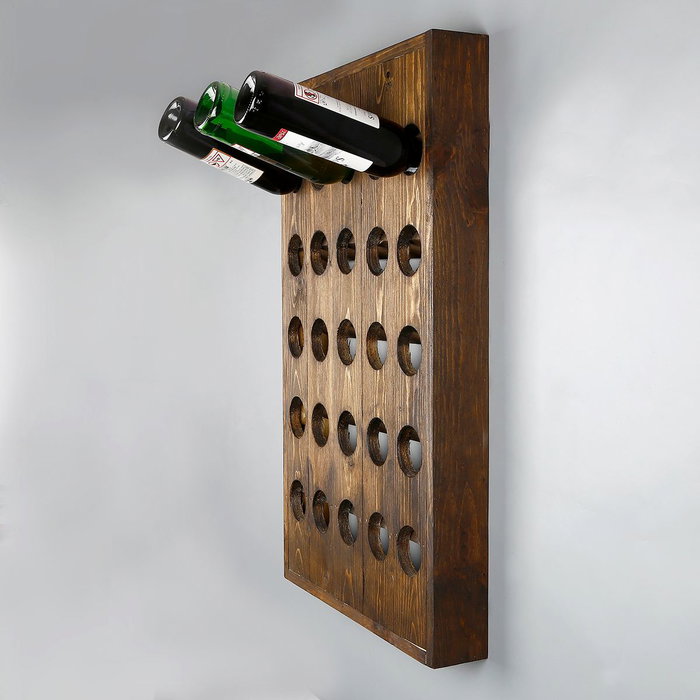 Hanah Home Soporte de Vino de Madera para 8 Botellas